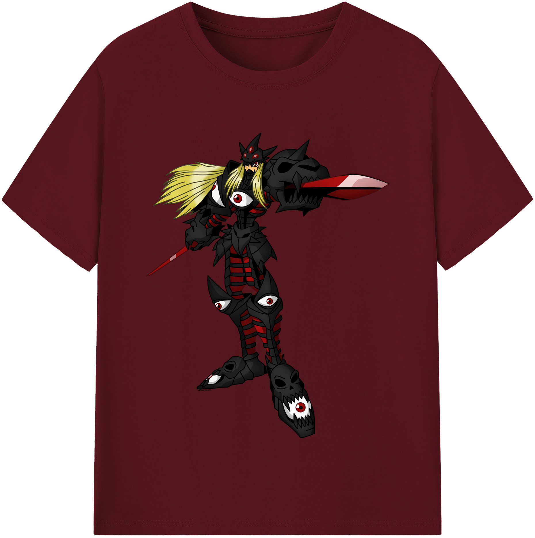 （画像用） Digimon デジタルモンスター/デジモン 綿100％半袖Tシャツ（フロントプリント）